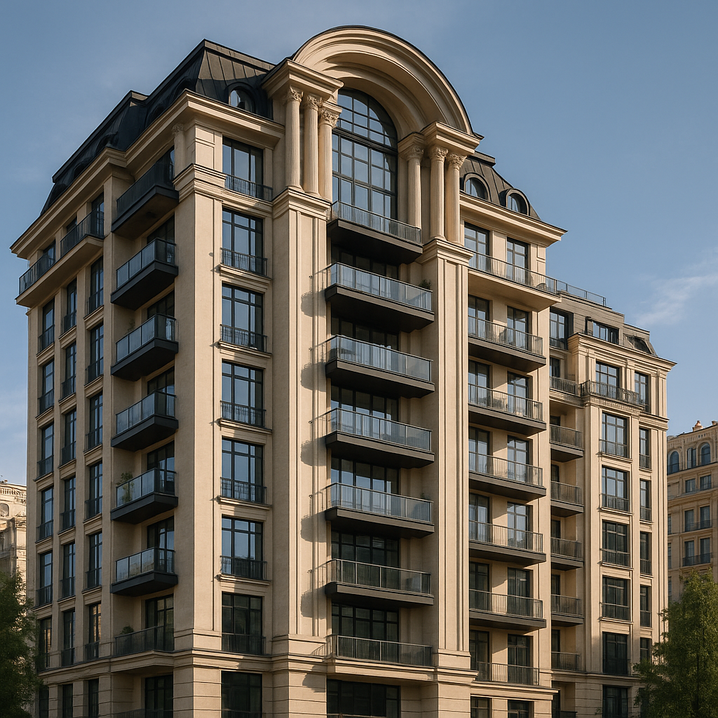 Kyiv luxury apartment building real estate
