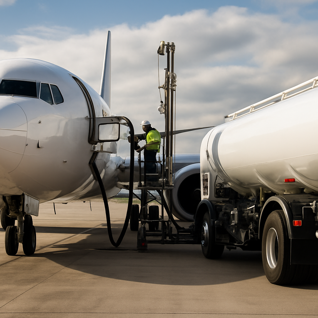 commercial aviation fuel tanker aircraft refueling